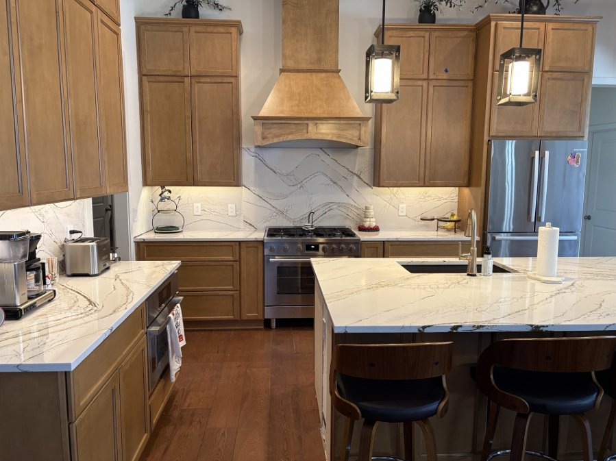 Wave Backsplash Kitchen